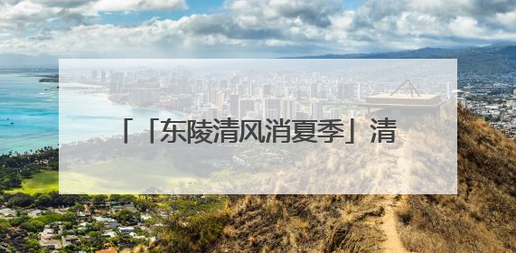 「东陵清风消夏季」清东陵暑期特别活动，“清东陵大使”招募啦！用你的热爱守护世界遗产！