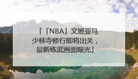 「NBA」文班亚马少林寺修行即将出关，最新练武画面曝光