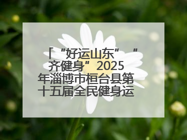 “好运山东”“齐健身”2025年淄博市桓台县第十五届全民健身运动会开赛仪式暨“农业银行杯”第一届社区工作队伍运动会开赛
