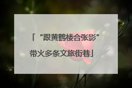 “跟黄鹤楼合张影”带火多条文旅街巷