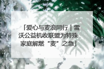 爱心与麦浪同行｜雷沃公益机收联盟为特殊家庭解燃“麦”之急