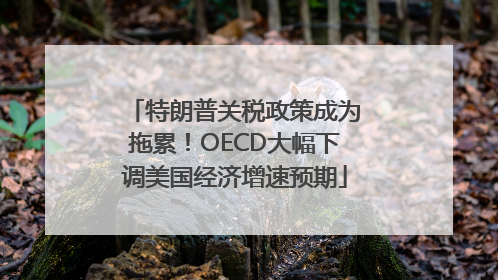 特朗普关税政策成为拖累！OECD大幅下调美国经济增速预期