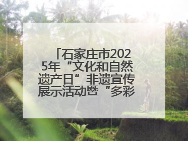 石家庄市2025年“文化和自然遗产日”非遗宣传展示活动暨“多彩石家庄·非遗购物节”倒计时1天
