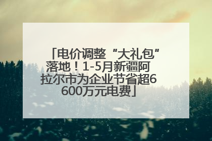 电价调整“大礼包”落地！1-5月新疆阿拉尔市为企业节省超6600万元电费
