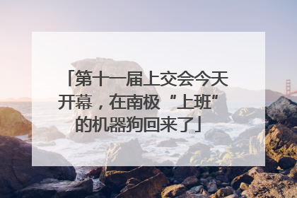 第十一届上交会今天开幕，在南极“上班”的机器狗回来了