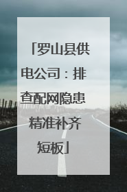 罗山县供电公司：排查配网隐患 精准补齐短板