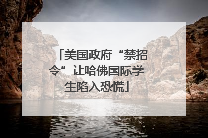 美国政府“禁招令”让哈佛国际学生陷入恐慌