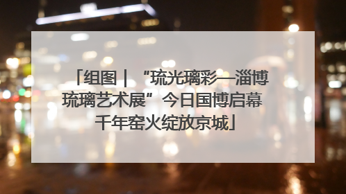 组图｜“琉光璃彩—淄博琉璃艺术展”今日国博启幕 千年窑火绽放京城
