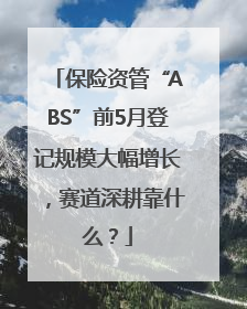 保险资管“ABS”前5月登记规模大幅增长，赛道深耕靠什么？