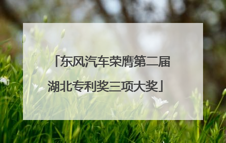 东风汽车荣膺第二届湖北专利奖三项大奖