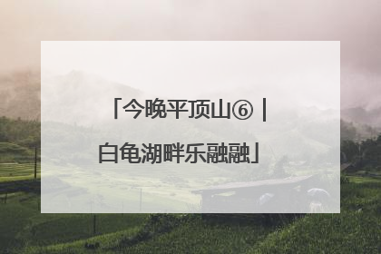 今晚平顶山⑥｜白龟湖畔乐融融