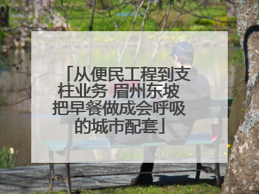 从便民工程到支柱业务 眉州东坡把早餐做成会呼吸的城市配套