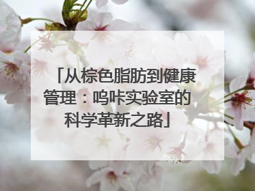 从棕色脂肪到健康管理：呜咔实验室的科学革新之路