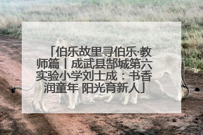 伯乐故里寻伯乐·教师篇丨成武县郜城第六实验小学刘士成：书香润童年 阳光育新人