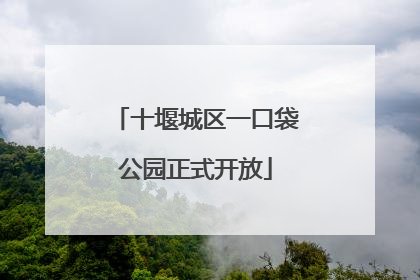 十堰城区一口袋公园正式开放