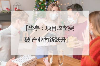 华亭：项目攻坚突破 产业向新跃升