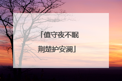 值守夜不眠 荆楚护安澜