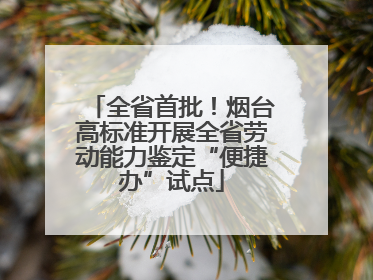 全省首批！烟台高标准开展全省劳动能力鉴定“便捷办”试点