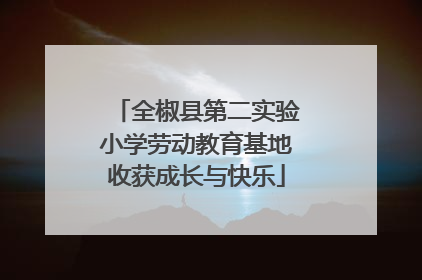 全椒县第二实验小学劳动教育基地收获成长与快乐