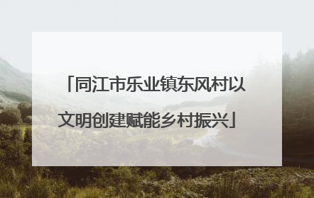 同江市乐业镇东风村以文明创建赋能乡村振兴