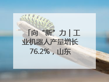 向“新”力｜工业机器人产量增长76.2%，山东因地制宜发展新质生产力