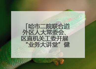 哈市二院联合道外区人大常委会、区直机关工委开展“业务大讲堂”健康知识培训暨大型义诊活动