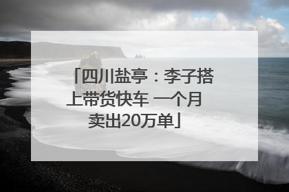 四川盐亭：李子搭上带货快车 一个月卖出20万单