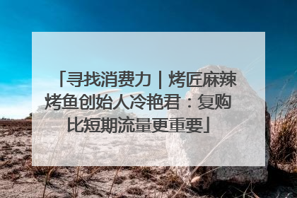 寻找消费力｜烤匠麻辣烤鱼创始人冷艳君：复购比短期流量更重要