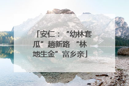 安仁：“幼林套瓜”趟新路 “林地生金”富乡亲