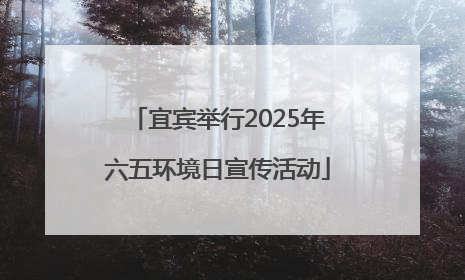 宜宾举行2025年六五环境日宣传活动