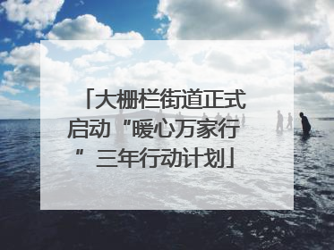 大栅栏街道正式启动“暖心万家行”三年行动计划