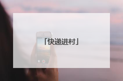 快递进村