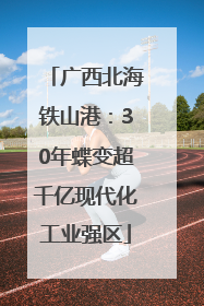 广西北海铁山港：30年蝶变超千亿现代化工业强区