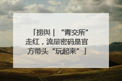 捞舆｜“青交所”走红，流量密码是官方带头“玩起来”