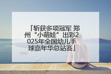 斩获多项冠军 郑州“小萌娃”出彩2025年全国幼儿手球嘉年华总站赛
