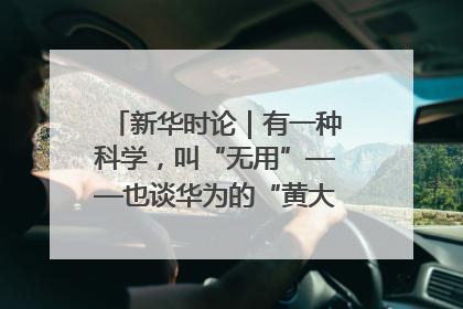 新华时论｜有一种科学，叫“无用”——也谈华为的“黄大年茶思屋”