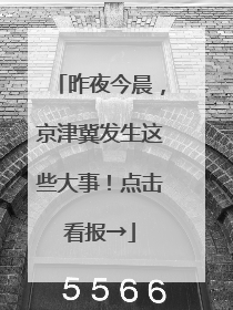 昨夜今晨，京津冀发生这些大事！点击看报→