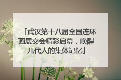 武汉第十八届全国连环画展交会精彩启幕，唤醒几代人的集体记忆