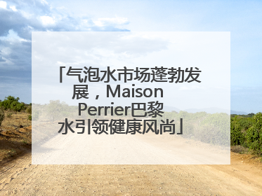 气泡水市场蓬勃发展，Maison Perrier巴黎水引领健康风尚