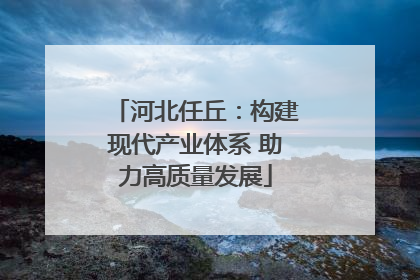 河北任丘：构建现代产业体系 助力高质量发展