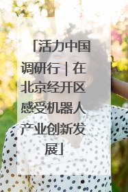 活力中国调研行｜在北京经开区感受机器人产业创新发展