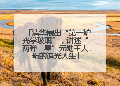 清华展出“第一炉光学玻璃”，讲述“两弹一星”元勋王大珩的追光人生