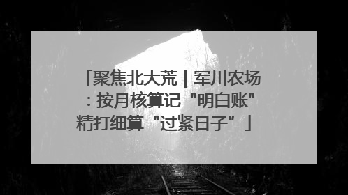 聚焦北大荒｜军川农场：按月核算记“明白账”精打细算“过紧日子”