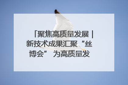 聚焦高质量发展｜新技术成果汇聚“丝博会” 为高质量发展注入新动能