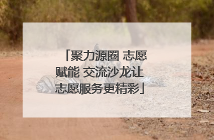 聚力源圈 志愿赋能 交流沙龙让志愿服务更精彩
