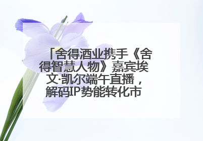 舍得酒业携手《舍得智慧人物》嘉宾埃文·凯尔端午直播，解码IP势能转化市场销量的有效路径