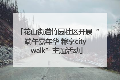 花山街道竹园社区开展“端午嘉年华 粽享city walk”主题活动