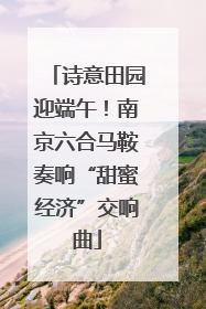 诗意田园迎端午！南京六合马鞍奏响“甜蜜经济”交响曲