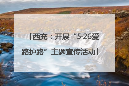 西充：开展“5·26爱路护路”主题宣传活动