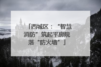 西城区：“智慧消防”筑起平房院落“防火墙”